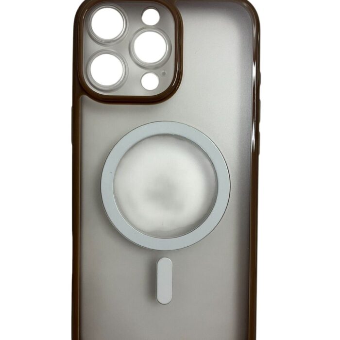 İPhone 16 Pro Max Kahverengi Buzlu Magsafe Kılıf