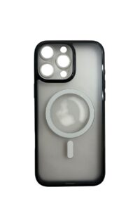 İPhone 16 Pro Max Siyah Buzlu Magsafe Kılıf