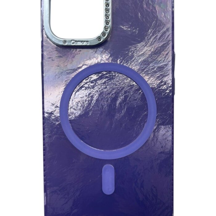 iPhone 15 Mor Marble Kılıf