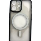 İPhone 16 Siyah Buzlu Magsafe Kılıf