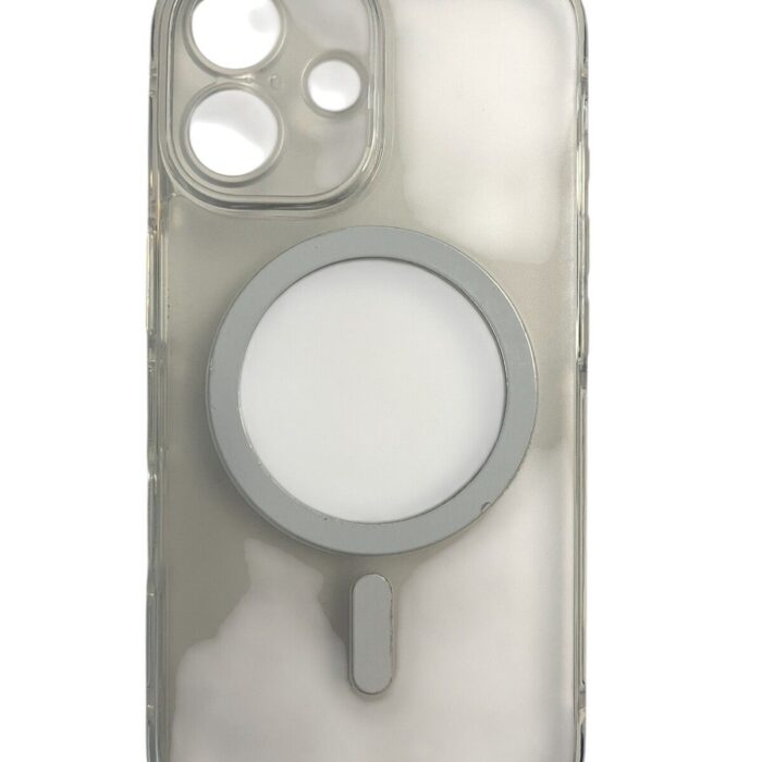 İPhone 16 Şeffaf Buzlu Magsafe Kılıf