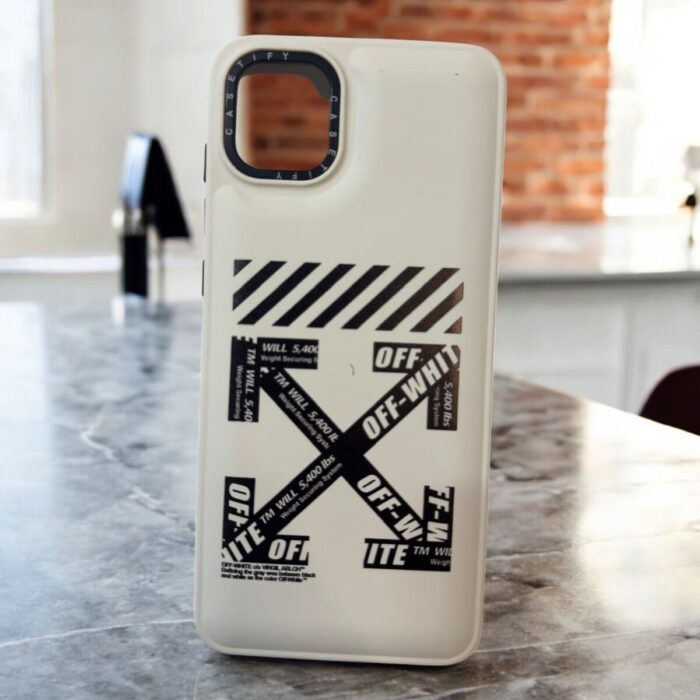 Samsung Galaxy A04 Beyaz Çapraz İşaretli İçi Kadife Baskılı Kılıf Samsung Galaxy A04 Beyaz Çapraz İşaretli İçi Kadife Baskılı Kılıf