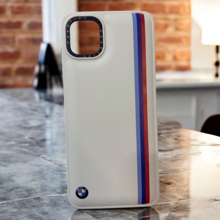 Samsung Galaxy A04 Beyaz Mavi/Kırmızı İçi Kadife Baskılı Kılıf