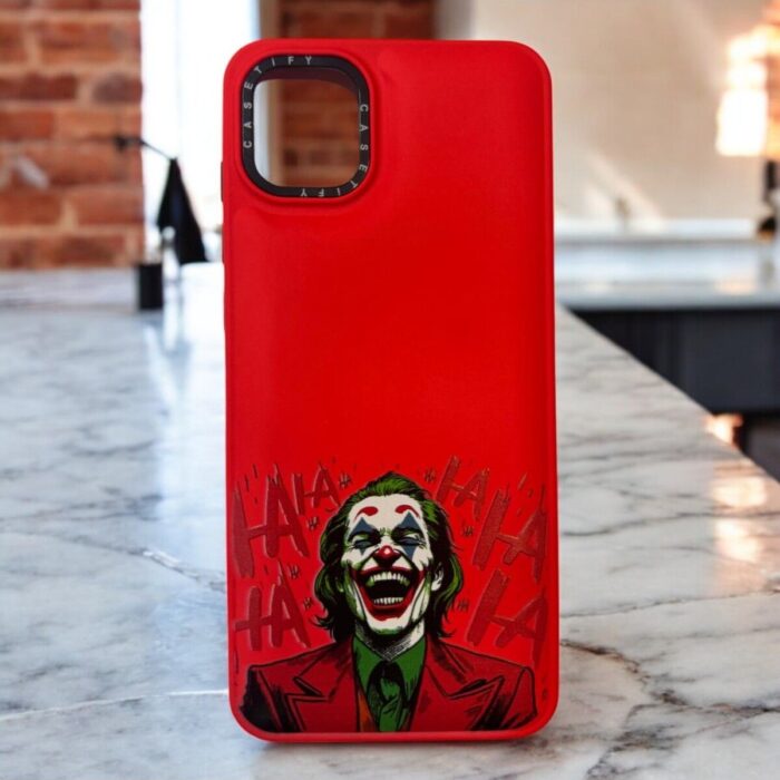 Samsung Galaxy A04 Kırmızı Gülen Figür İçi Kadife Baskılı Kılıf Samsung Galaxy A04 Kırmızı Gülen Figür İçi Kadife Baskılı Kılıf