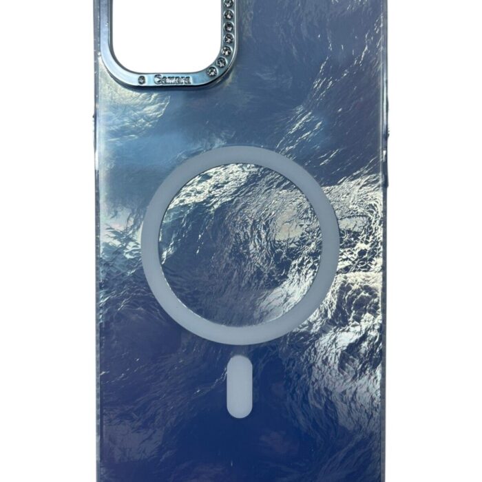 iPhone 15 Plus Beyaz Marble Kılıf