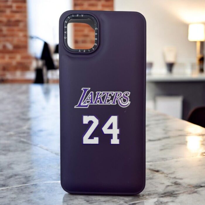 Samsung Galaxy A04 Mor Basket Takımı İçi Kadife Baskılı Kılıf