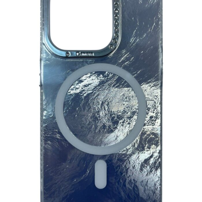 iPhone 15 Pro Beyaz Marble Kılıf