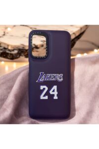 Samsung Galaxy A14 Mor Basket Takımı İçi Kadife Baskılı Kılıf