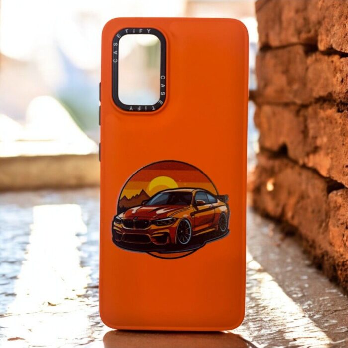 Samsung Galaxy A32G Turuncu Araba Dağ İçi Kadife Baskılı Kılıf Samsung Galaxy A32G Turuncu Araba Dağ İçi Kadife Baskılı Kılıf