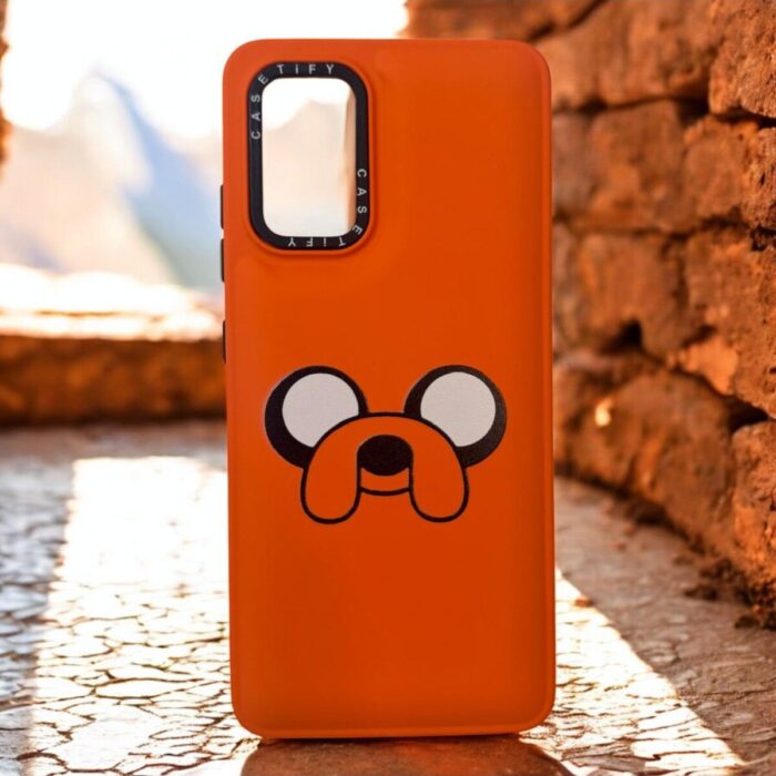 Samsung Galaxy A32G Turuncu Köpek İçi Kadife Baskılı Kılıf