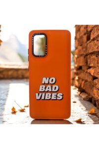 Samsung Galaxy A32G Turuncu Tipografi İçi Kadife Baskılı Kılıf