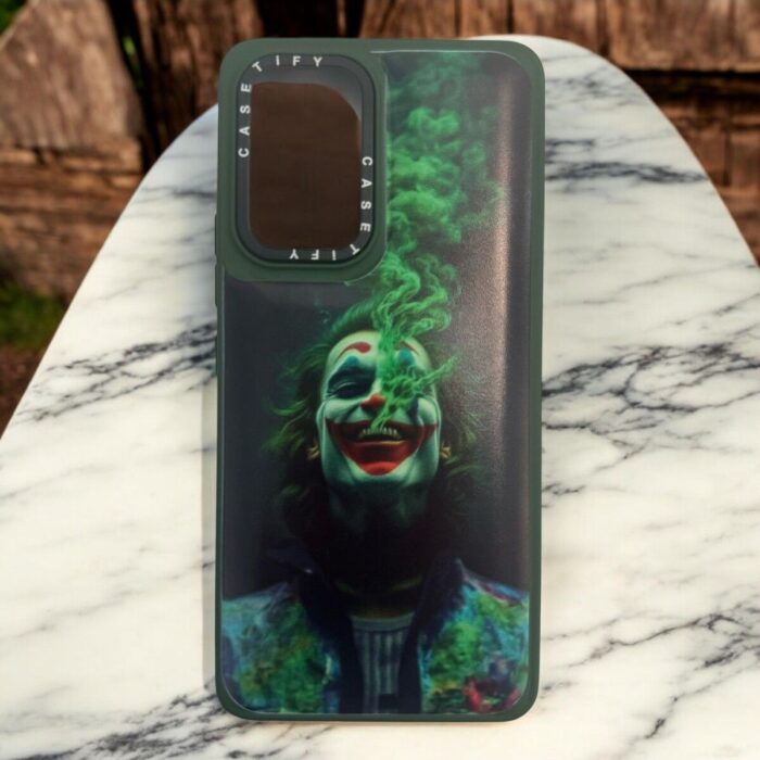 Samsung Galaxy A53 Haki Dumanlı Joker İçi Kadife Baskılı Kılıf