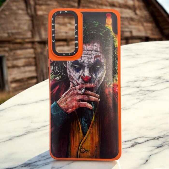 Samsung Galaxy S20 FE Turuncu Joker İçi Kadife Baskılı Kılıf