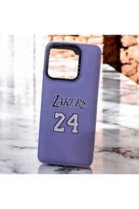 Xiaomi Redmi 12C Lila Basket Takımı İçi Kadife Baskılı Kılıf