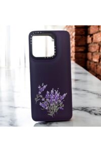 Xiaomi Redmi 12C Mor Lavanta İçi Kadife Baskılı Kılıf