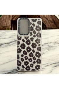 Xiaomi Redmi Note 10Pro Beyaz Benekli İçi Kadife Baskılı Kılıf