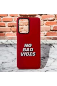 Xiaomi Redmi Note 12 4G Kırmızı Tipografi İçi Kadife Baskılı Kılıf