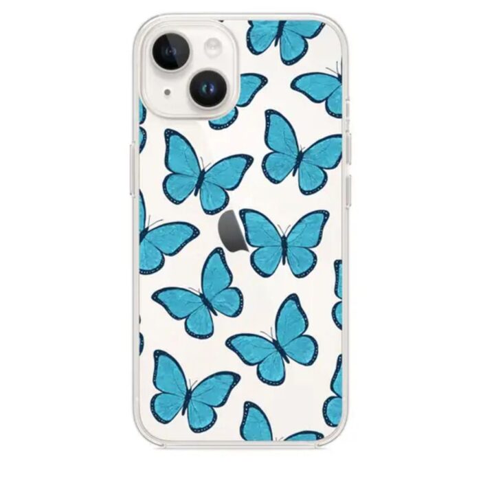 Xiaomi Redmi 9T Kelebek Şeffaf Kılıf
