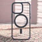 iPhone 13 Pro Max Siyah Krom Lazer Magsafe Kılıf